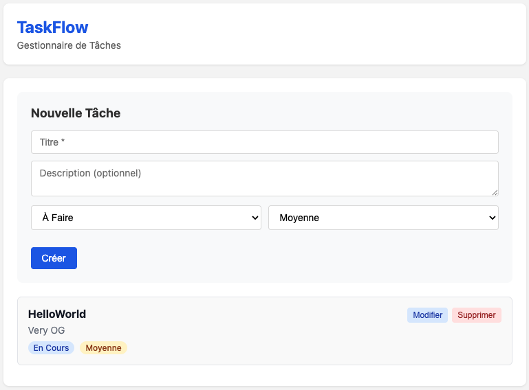 TaskFlow Application